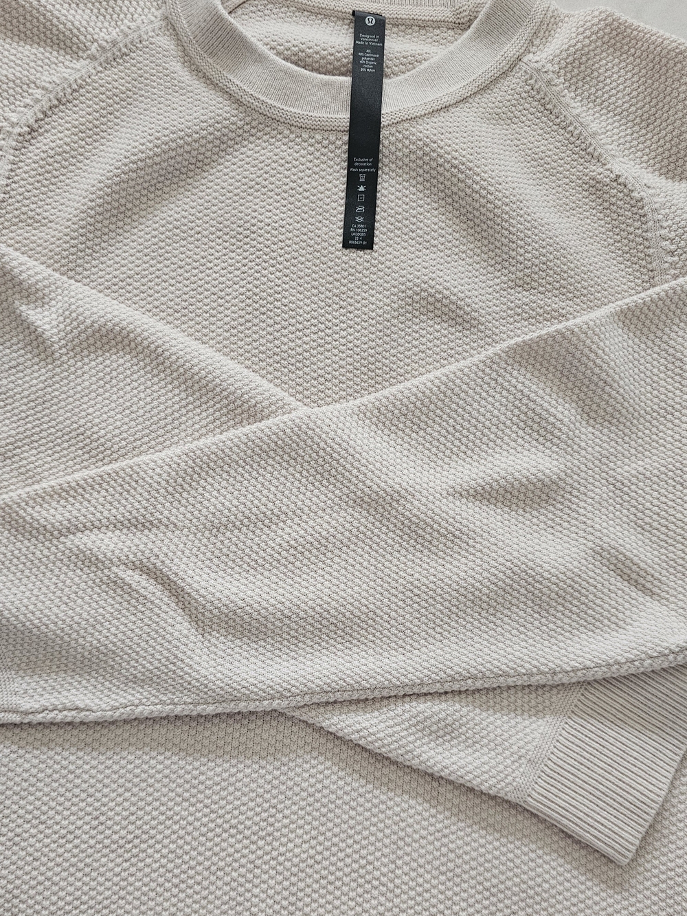 Lululemon Crewneck Sweater NATURAL IVORY *rrii*